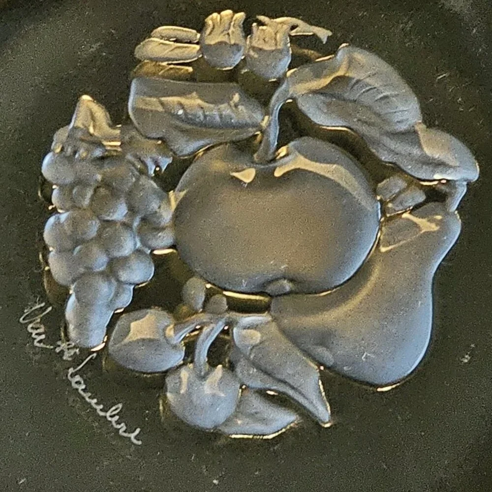 Set Val St Lambert Crystal BRUSSELS INTAGLIO Shallow Fruit Bowls Few Tiny Knicks